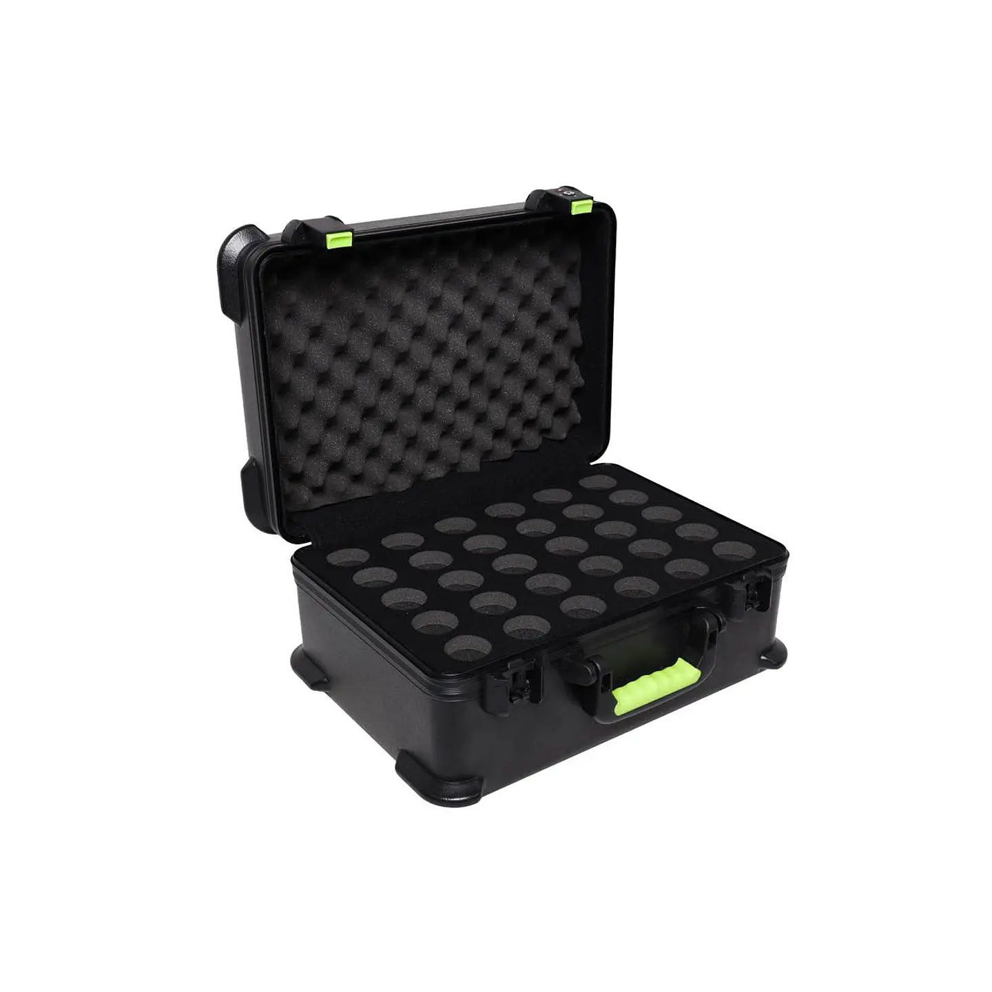 Gator SH-MICCASE30 Estuche moldeado con soportes para 30 micrófonos con cable TSA 4