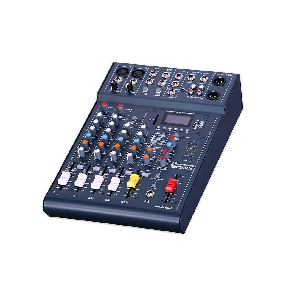 Studiomaster CLUB XS6 6 entradas con DSP & USB/SD/BT 1