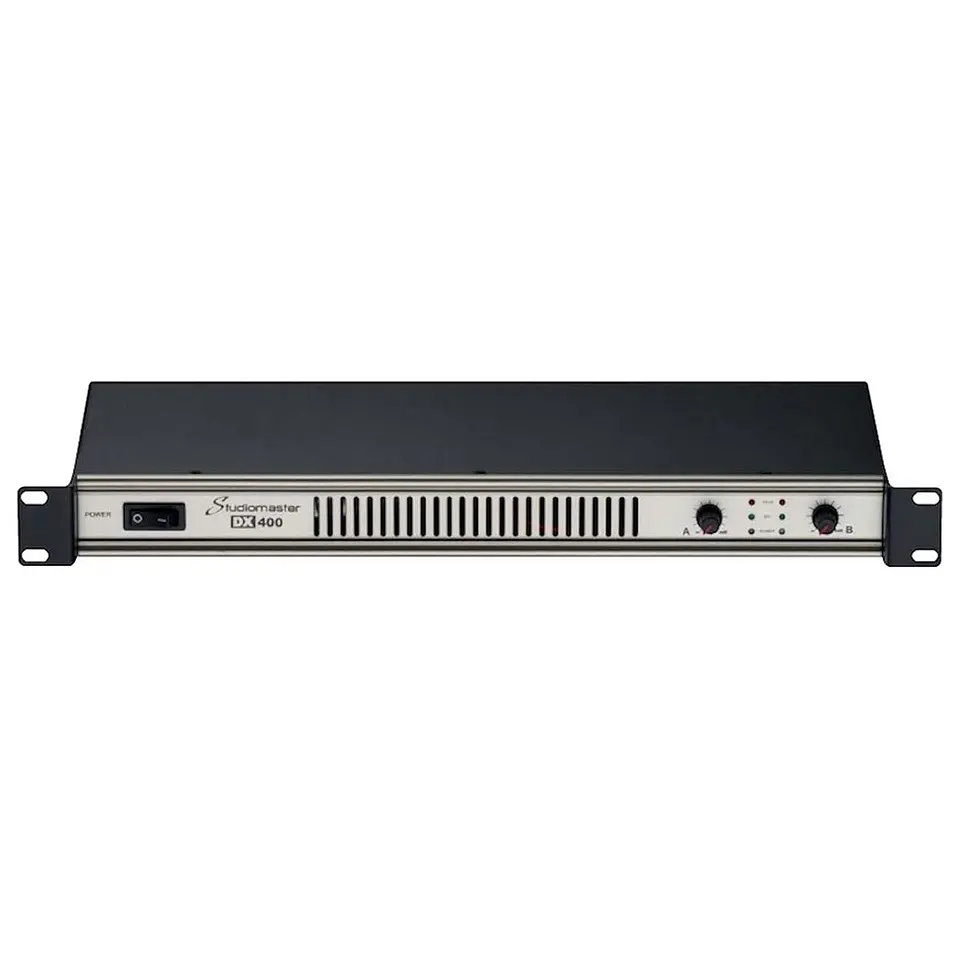 Studiomaster DX400 Amplificador de Potencia 2x200w 1