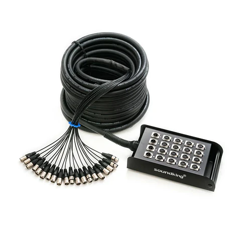 Studiomaster AH104 · Multipar 16 entradas / 4 retornos · 30 m
