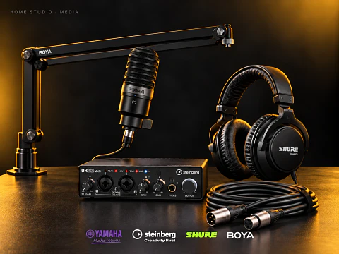 Kit Home studio Media · Grabación estéreo Yamaha