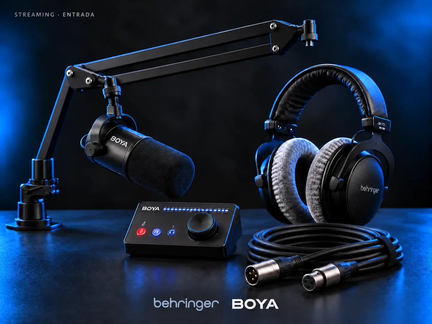 Kit Streaming Entrada · BOYA con mezcladora dedicada 1
