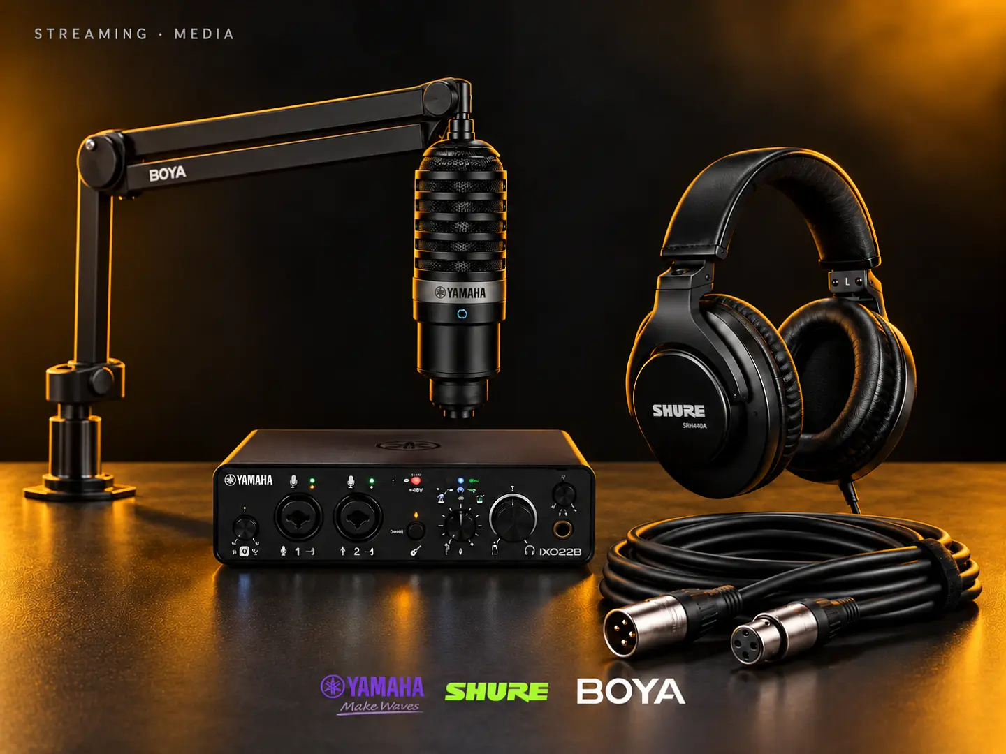 Kit Streaming Media · Voz y música Yamaha 1