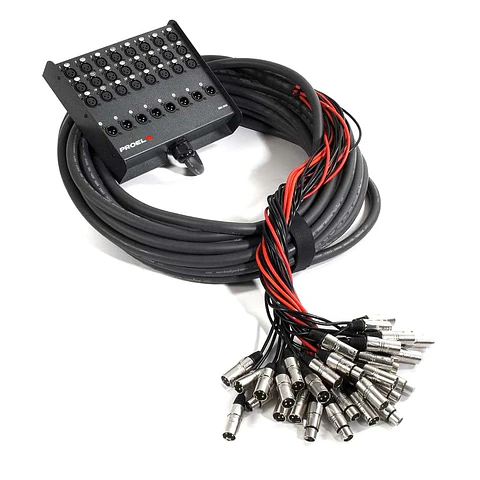 Proel EBN2408LU50 · Multipar 24 entradas / 8 retornos · 50 m
