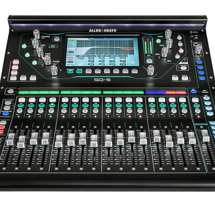 ALLEN & HEATH SQ-5 CONSOLA DIGITAL DE 48 CANALES 36 BUSES Y 17 FADERS 2