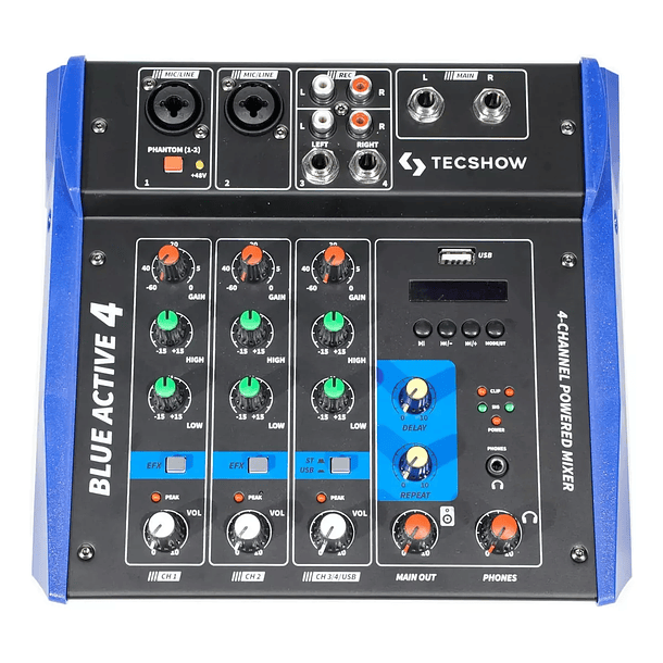 Consola Activa Tecshow Blue Active 4