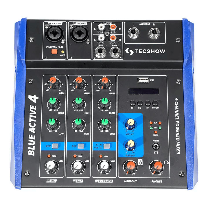Consola Activa Tecshow Blue Active 4 2