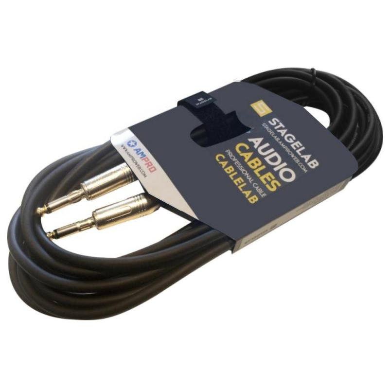 Cable Plug/Plug 3 Mts Desbalanceado Stagelab CLI-PP3