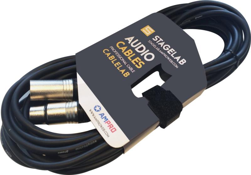 Cable de Micrófono XLR H – PLUG MONO Stagelab CLM-PXF6-M