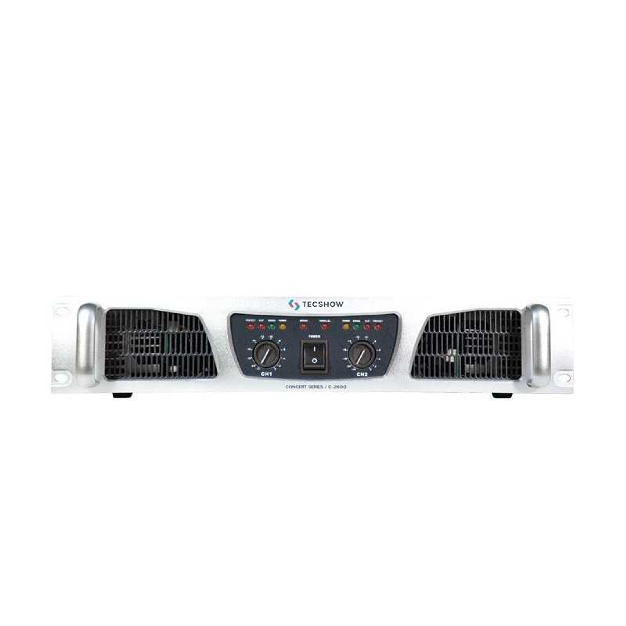 Amplificador de Potencia Tecshow C-2600 CONCERT 1300XCH. 2 Ohms 3