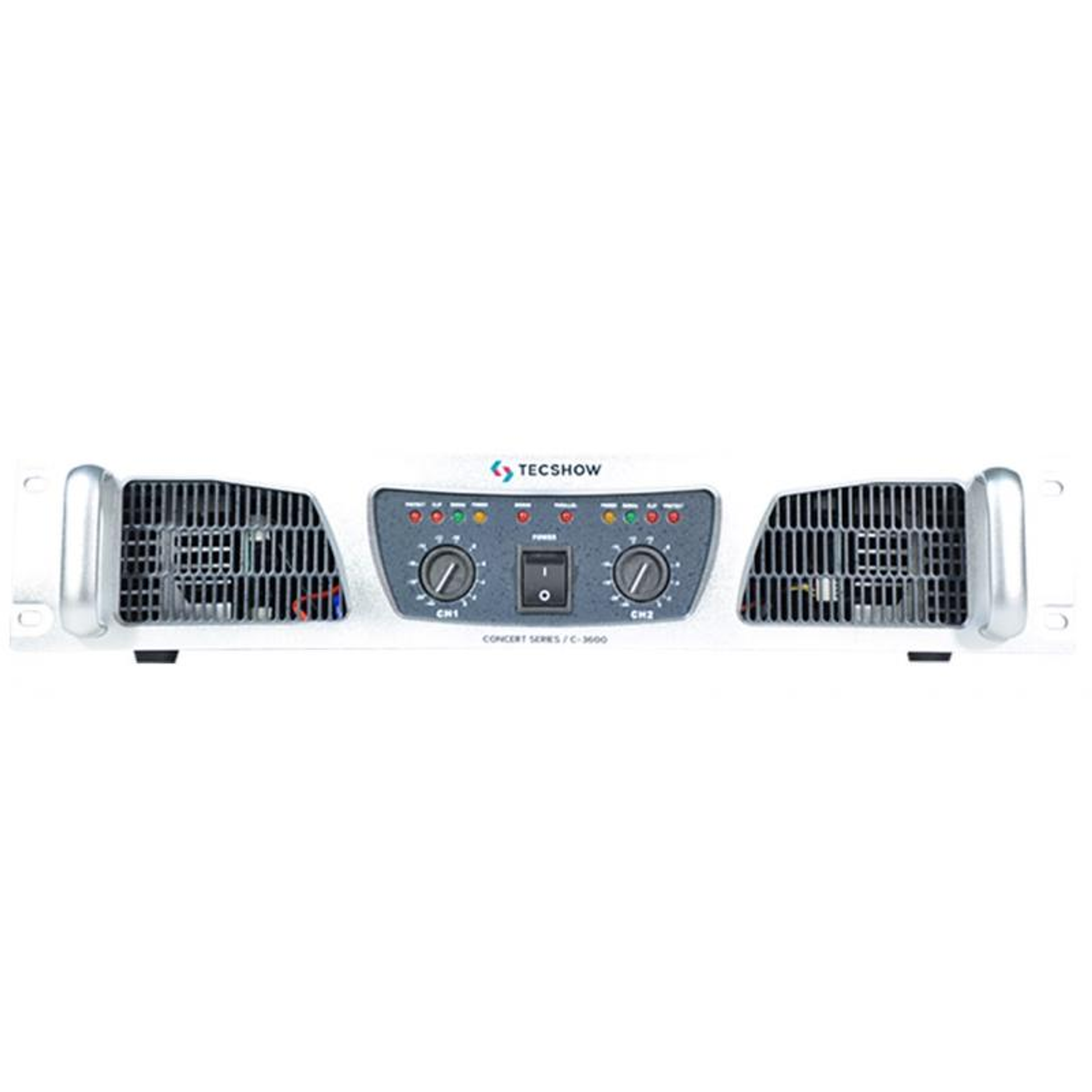 Amplificador de Potencia Tecshow C-3600 CONCERT 1800XCH. 2 Ohms 1