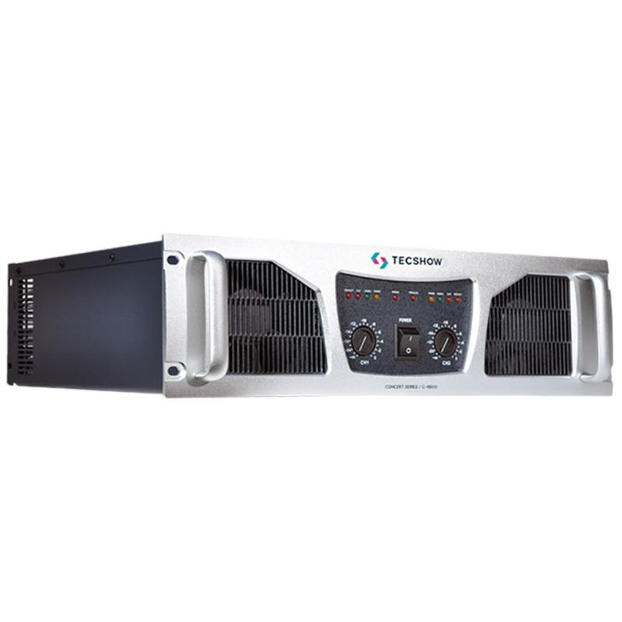Amplificador de Potencia Tecshow C-4800 CONCERT 2400XCH. 2 Ohms 2