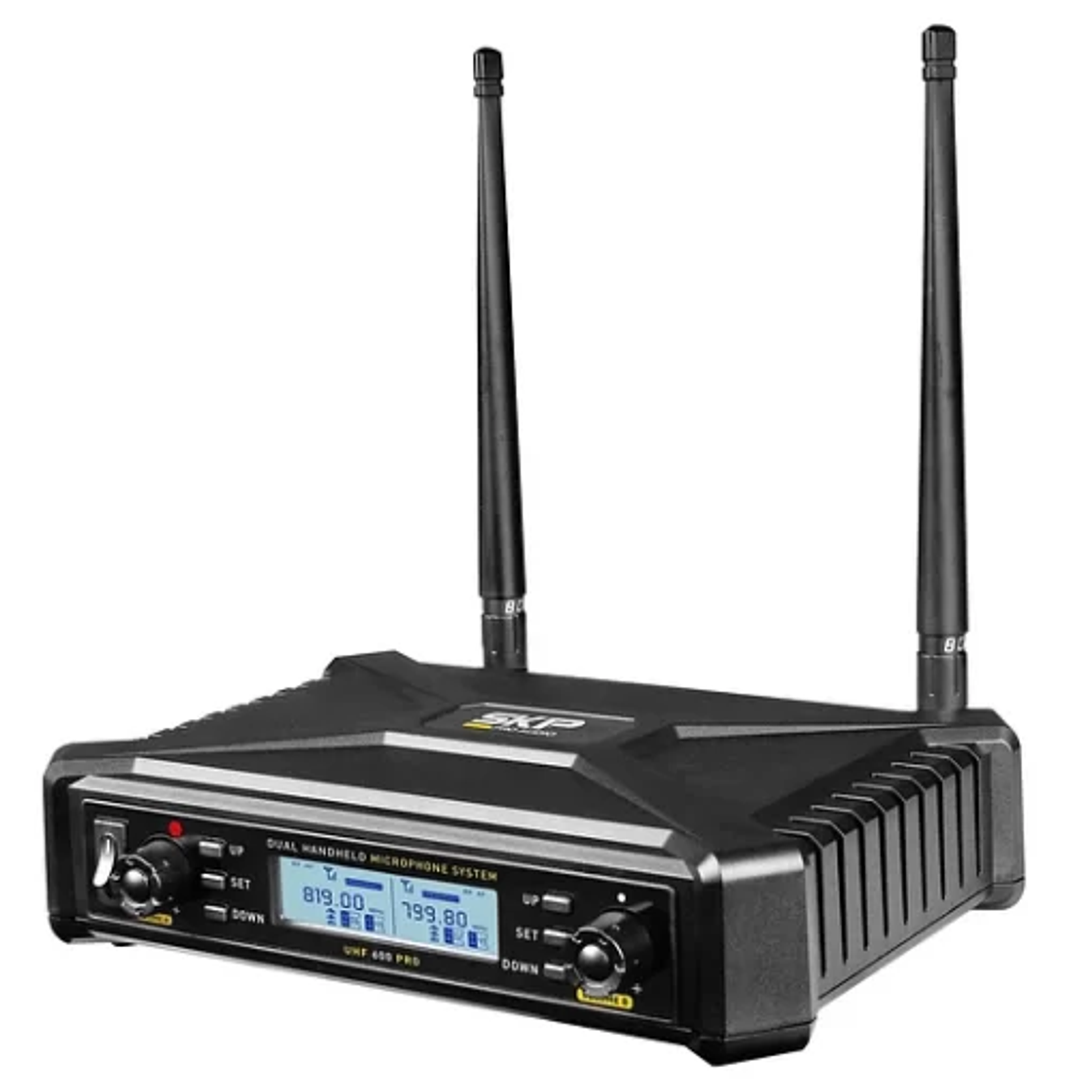 Micrófono Inalámbrico Doble SKP UHF 600 Pro 2