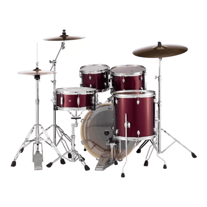 BATERIA PEARL EXPORT BURGUNDY EXX725SP/C #760 2