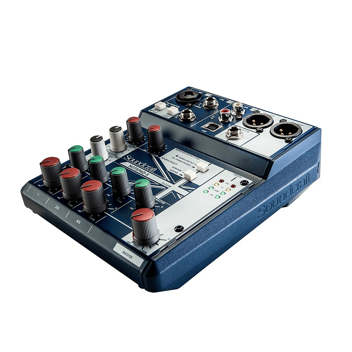 CONSOLA CON INTERFAZ USB SOUNDCRAFT NOTEPAD 5 4