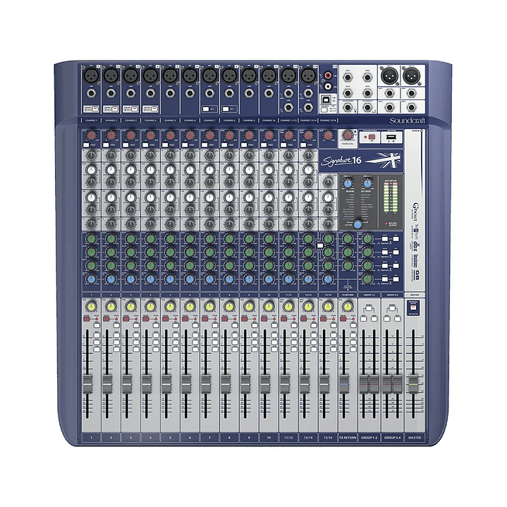 CONSOLA ANALOGA SOUNDCRAFT SIGNATURE 16 1