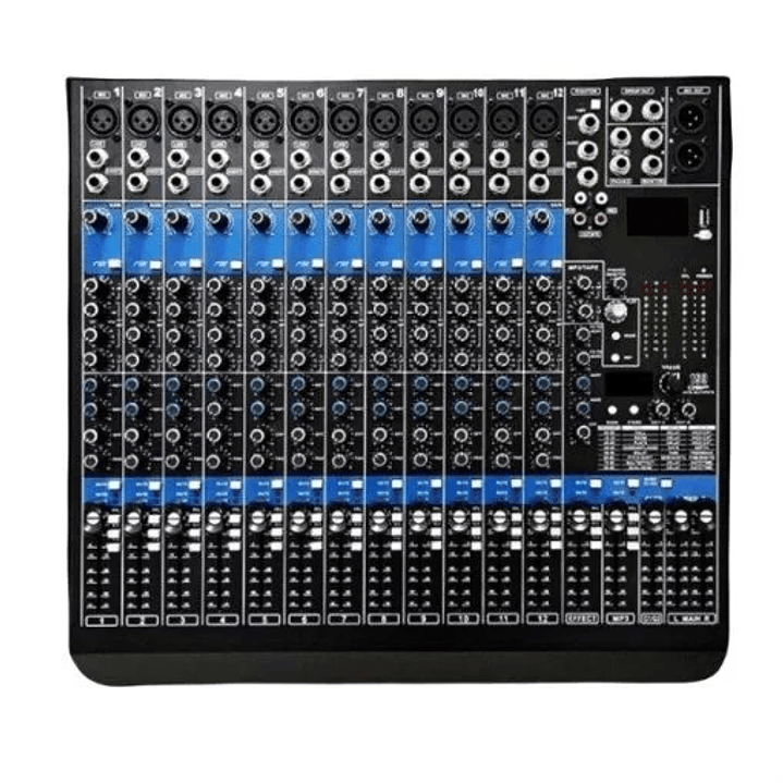 CONSOLA AUDIO KN PRO 12 MIXER 12CH C/FX K ACOUSTIC 1