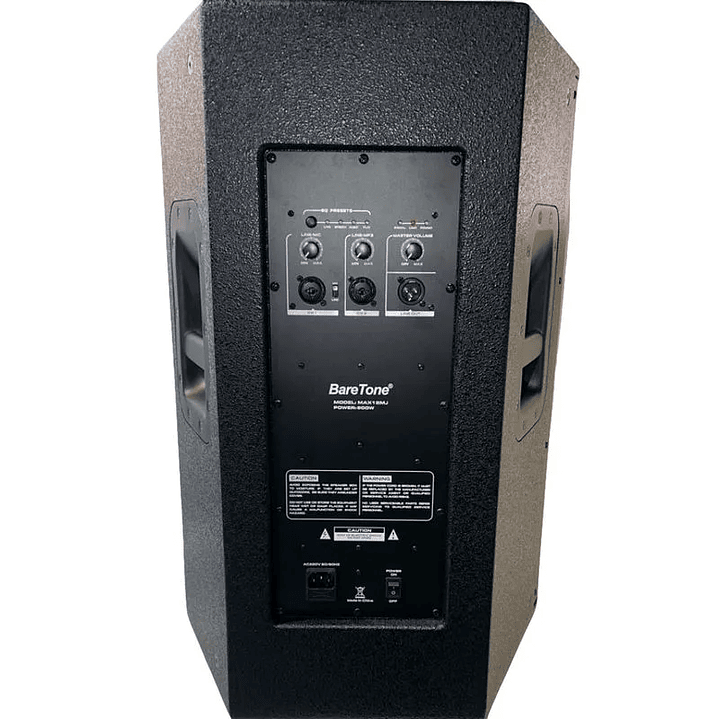 BARETONE PARLANTE PROFESIONAL ACTIVO MADERA 15P 2