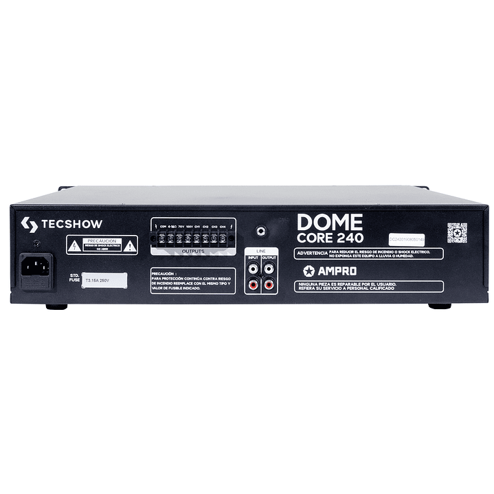 AMPLIFICADOR DE LINEA DOME CORE 240 TECSHOW 2