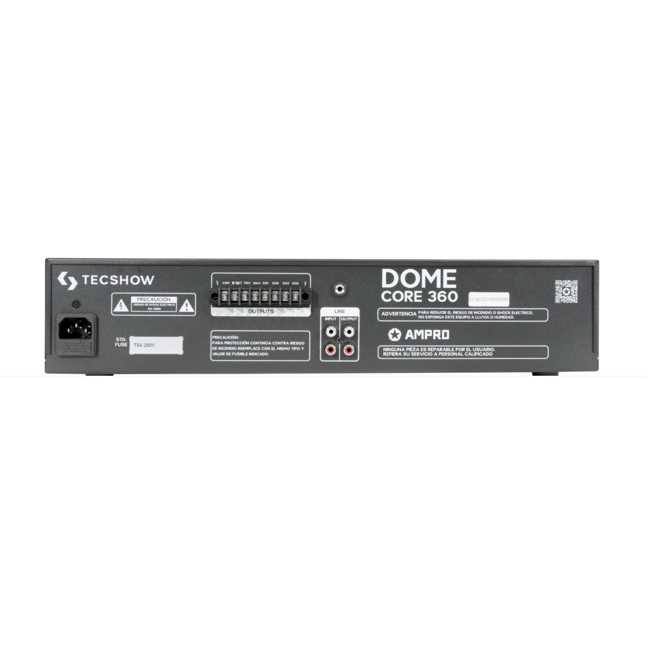 AMPLIFICADOR DE LINEA DOME CORE 360 TECSHOW 2