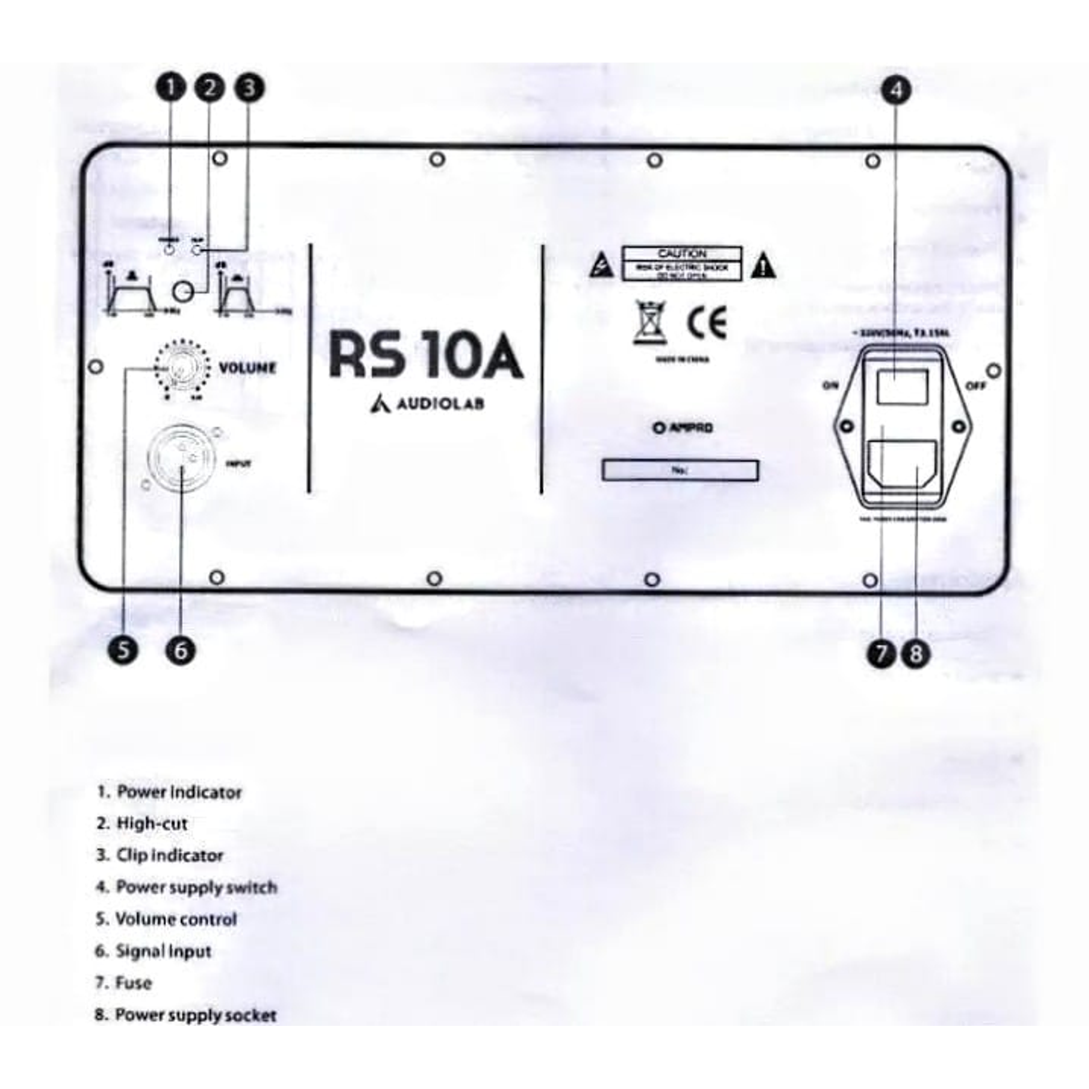 AUDIOLAB RS-10A SUB BAJO ACTIVO 10″ 2