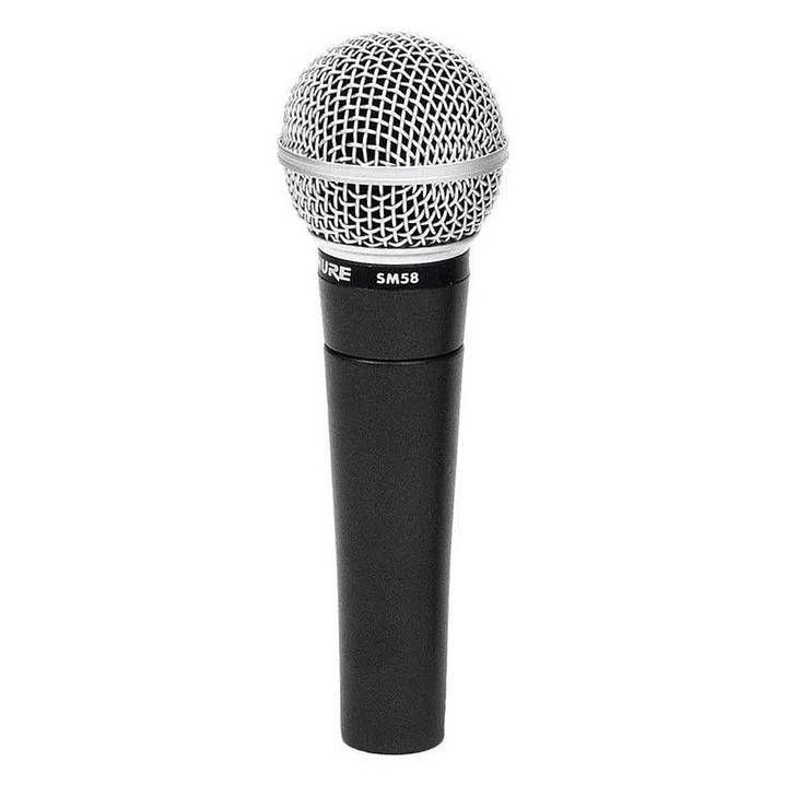 Micrófono vocal Shure dinámico SM58-LC GY 1