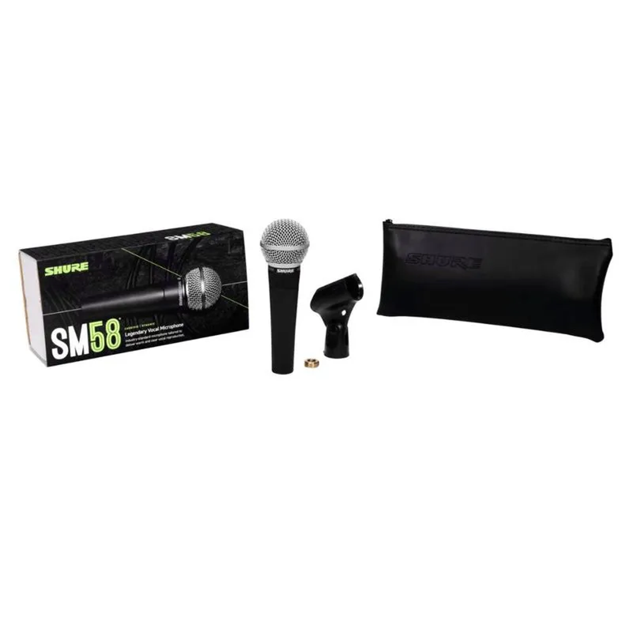 Micrófono dinámico vocal Shure SM58 con cable XLR 2