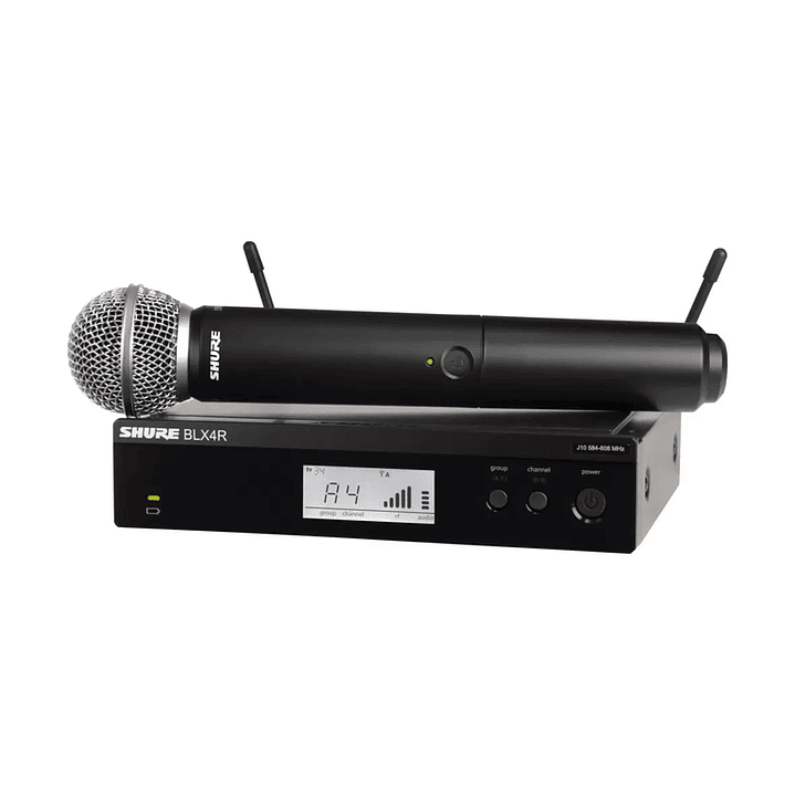 Sistema inalámbrico montable en Rack Shure BLX24R/SM58 frecuencia m15 1