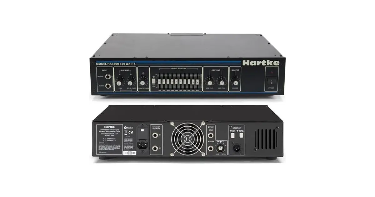 Cabezal de bajo Hartke Systems HA 3500 - 350 watts