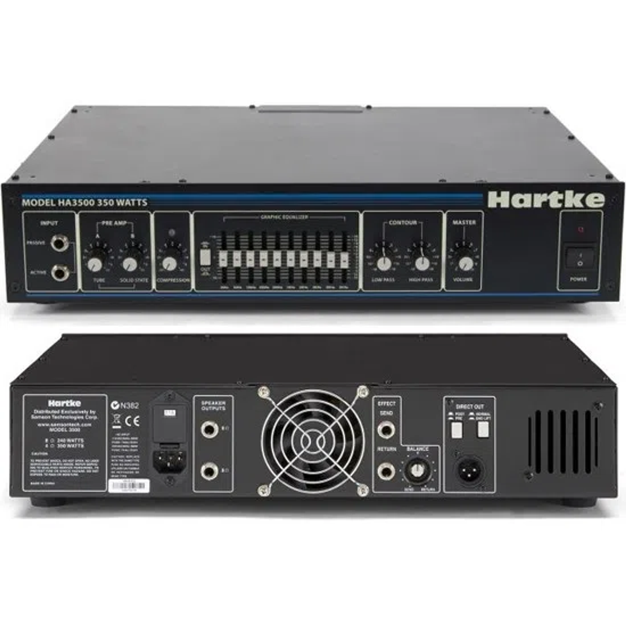 Cabezal de bajo Hartke Systems HA 3500 - 350 watts 1