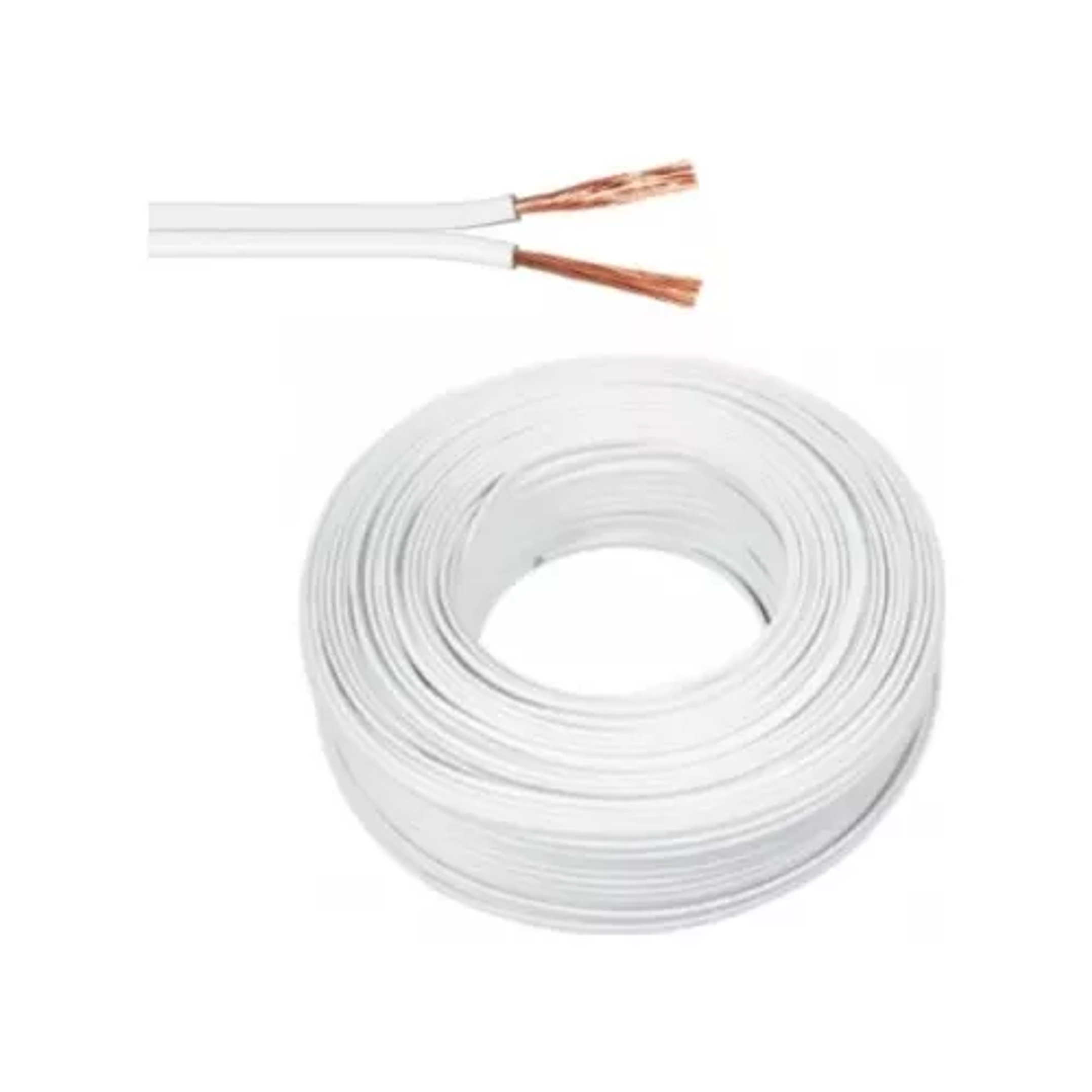 Cable Paralelo Multifilar Blanco 2x16 Awg Rollo 100mts 1