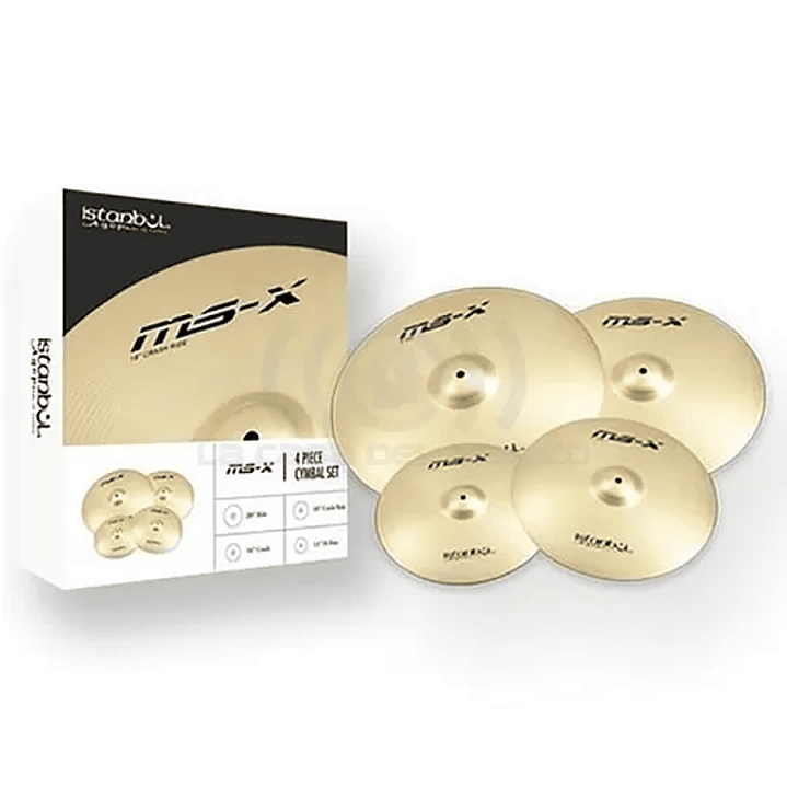 Pack De Platillos Istanbul Agop MSX 4 Piezas 1
