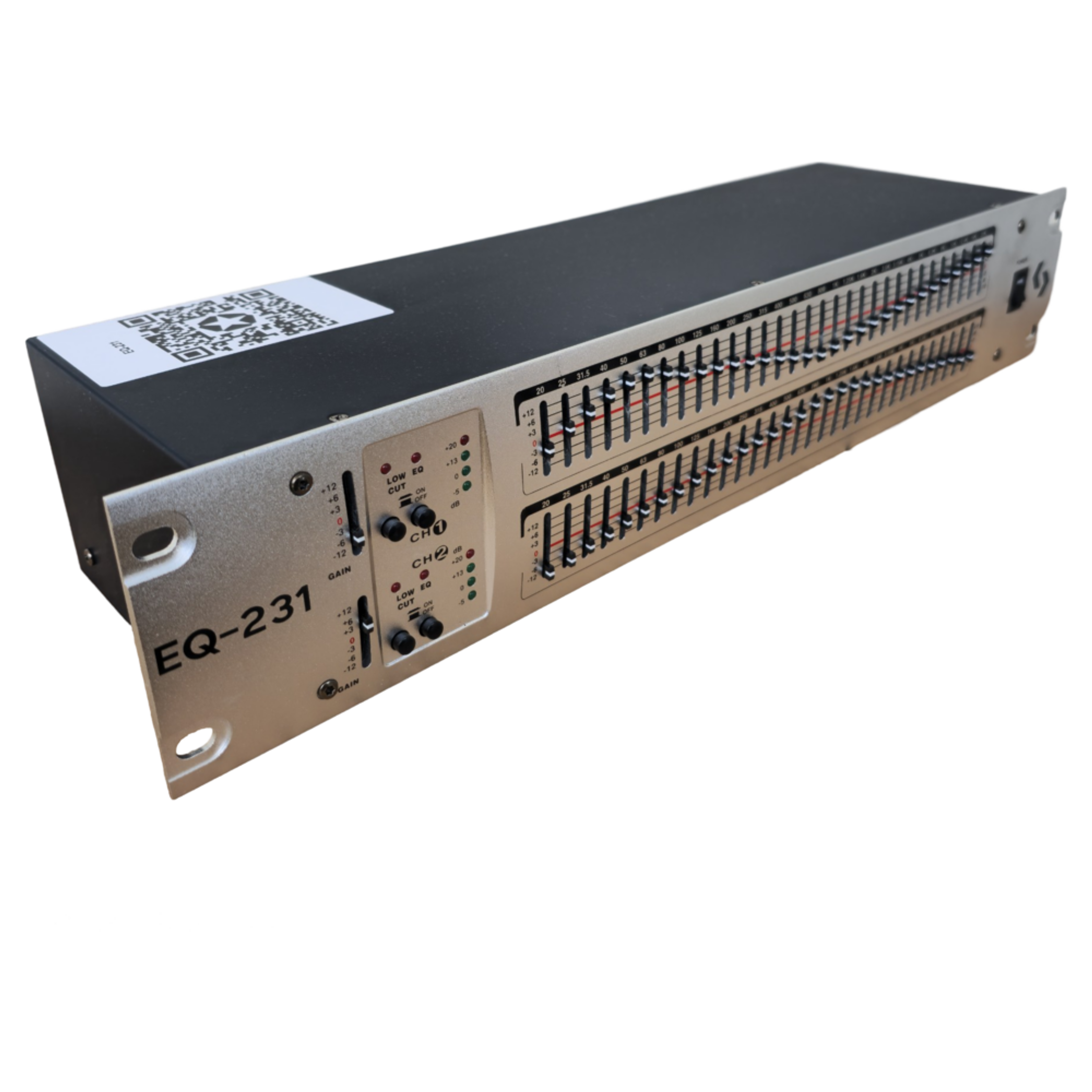 EQ-231 ECUALIZADOR ST. 2 X 31 BANDAS AMPRO 1