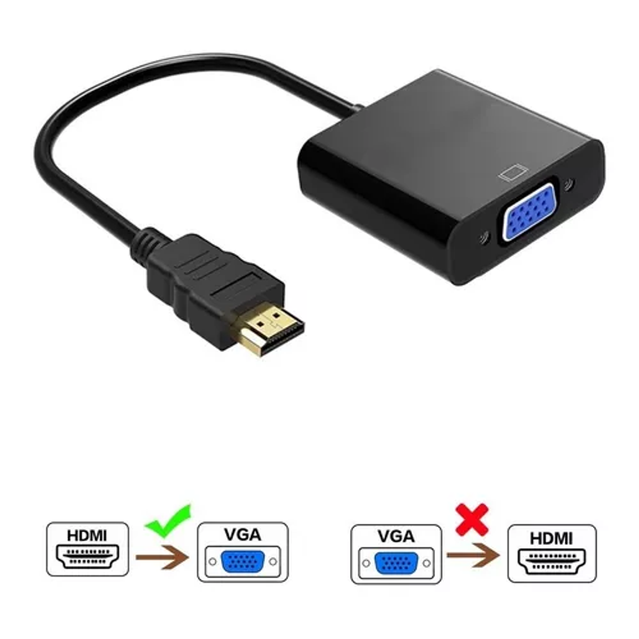 Adaptador Conversor De Hdmi A Vga 1