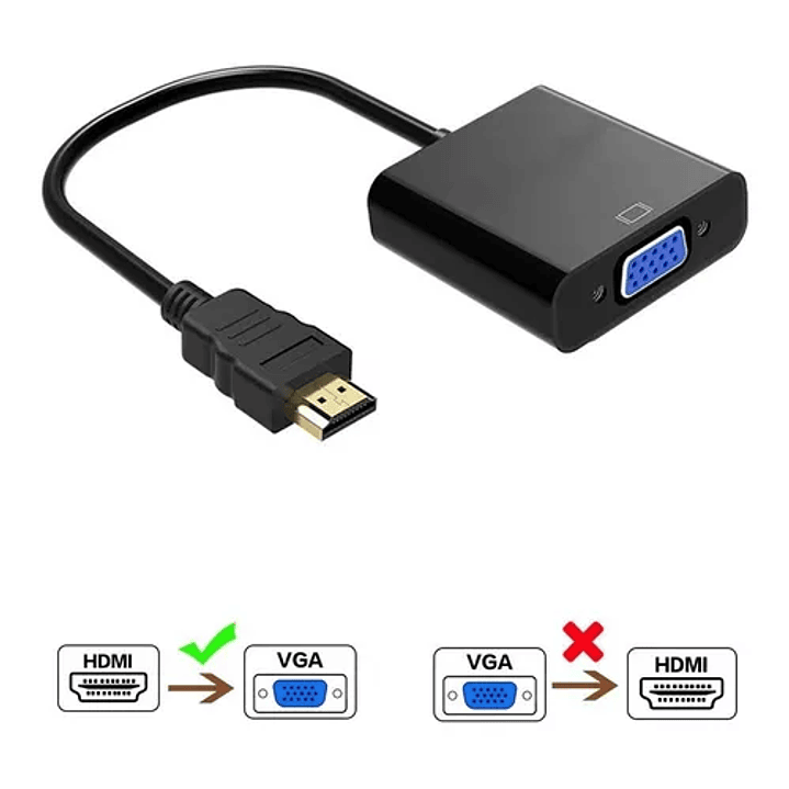 Adaptador Conversor De Hdmi A Vga 1