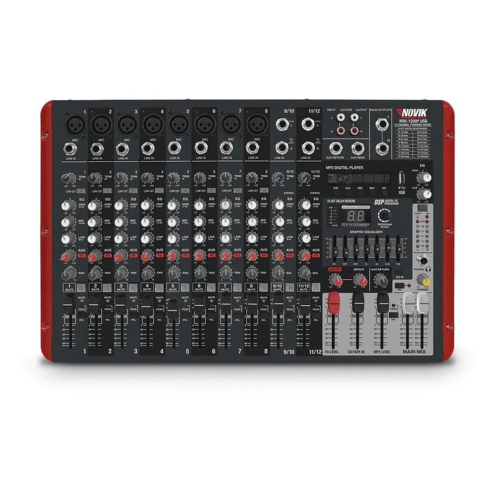 CONSOLA POTENCIADA NOVIK NVK 1200P 1