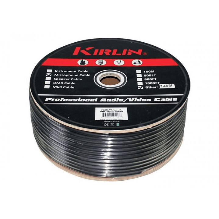 CABLE ILUMINACIÓN DMX 26AWG 100 METROS 1