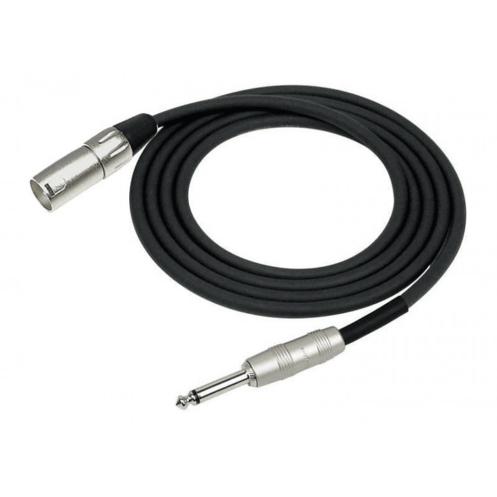 XLR MACHO A PLUG 6,3 6MTS. KIRLIN 1