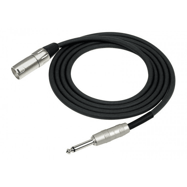 XLR MACHO A PLUG 6,3 10MTS. KIRLIN