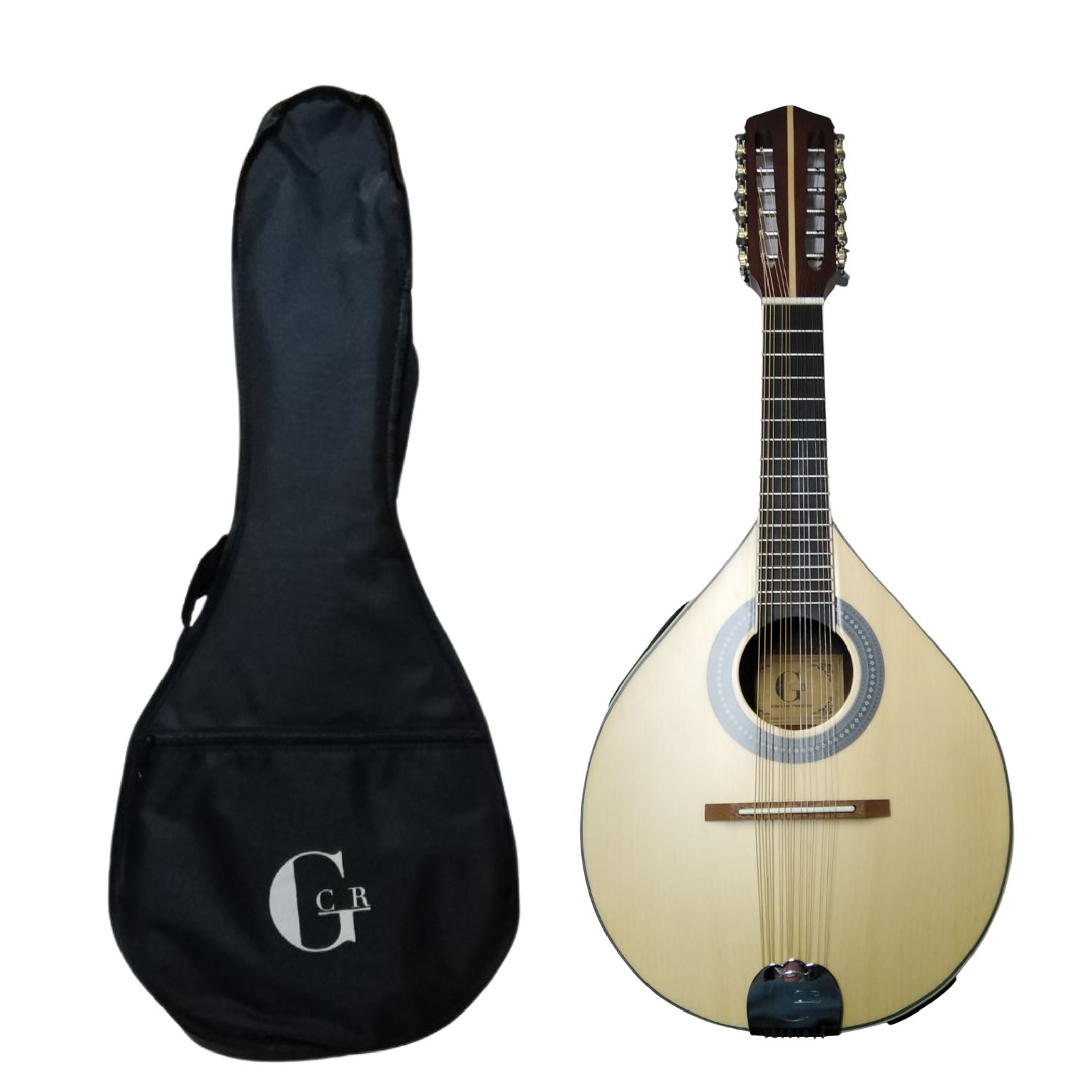 Mandolina GCR electroacustica 12C C/F M-12E 1