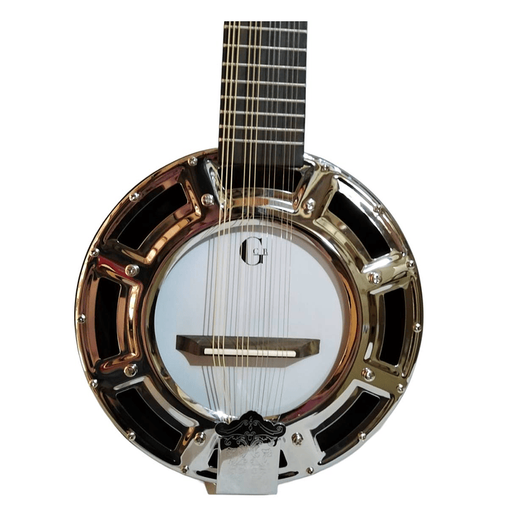 Banjo 12C con funda electroacústico Rowell YWBJ-12EL 5