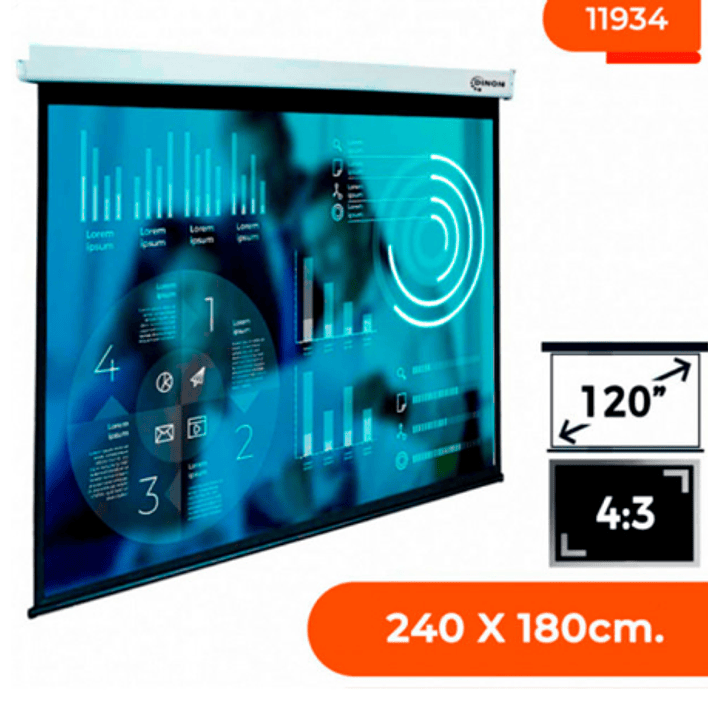 TELON ELECTRICO 120 PULGADAS BLUNET 1