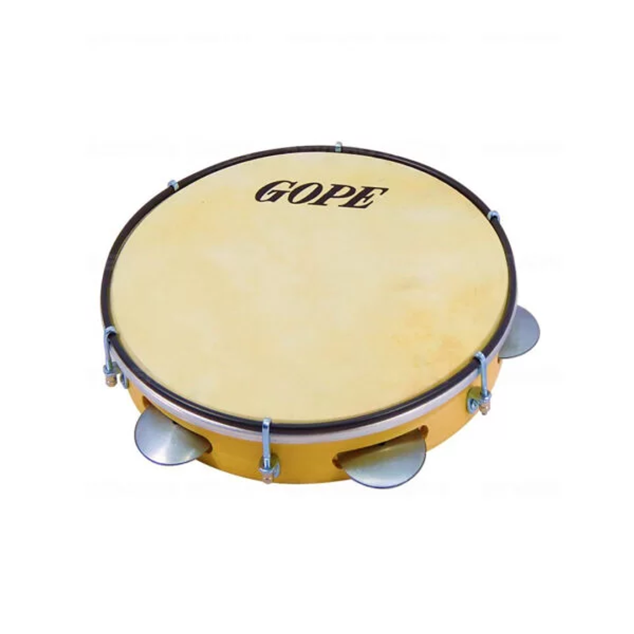 GOPE Pandeiro 12″ Madera 12 Afinadores Piel Cuero 635PEA 1