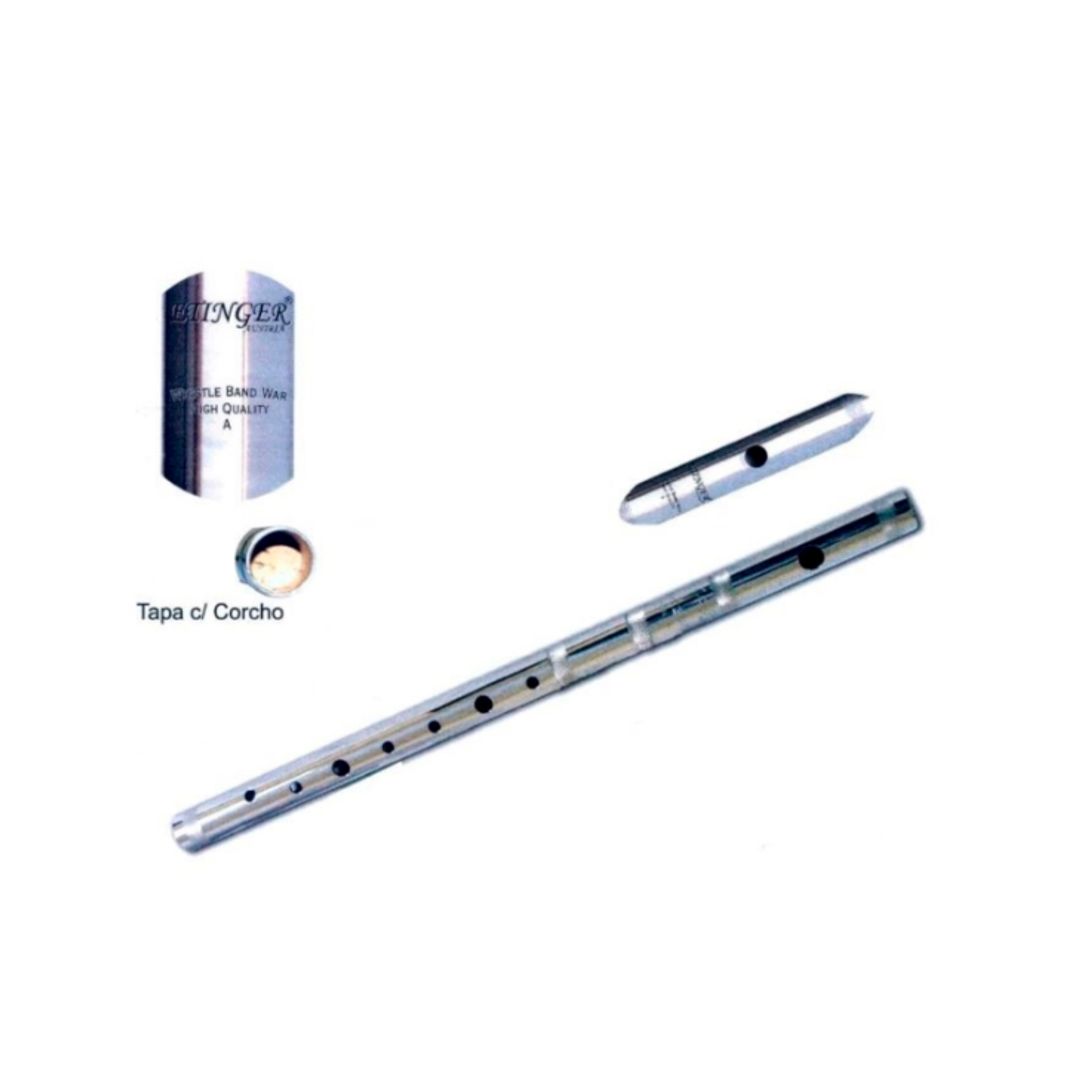 Pífano de Banda Etinger Cromado 1