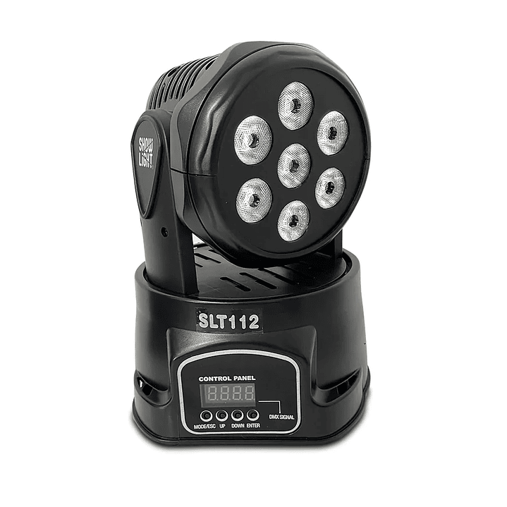 Mini Cabeza Móvil LED Wash 7x4W RGBW 1