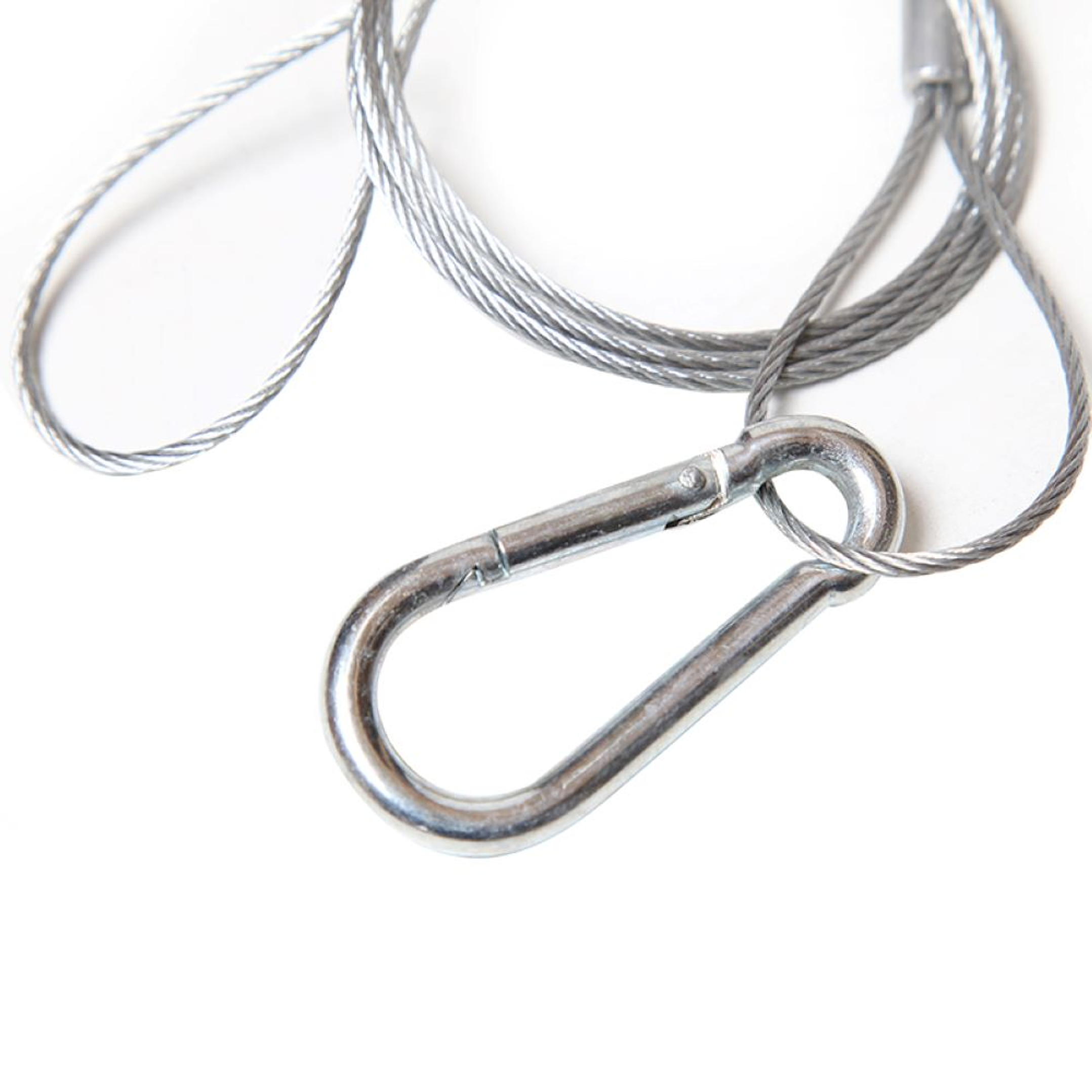 PIOLA ACERO DE 75cm CON MOSQUETON AMPRO APA-004S 1