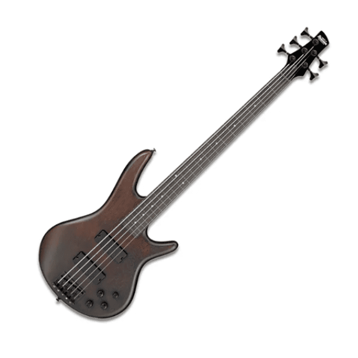 BAJO ELÉCTRICO 5 CUERDAS ELÉCTRICO IBANEZ GSR205BF WALNUT FLAT 1