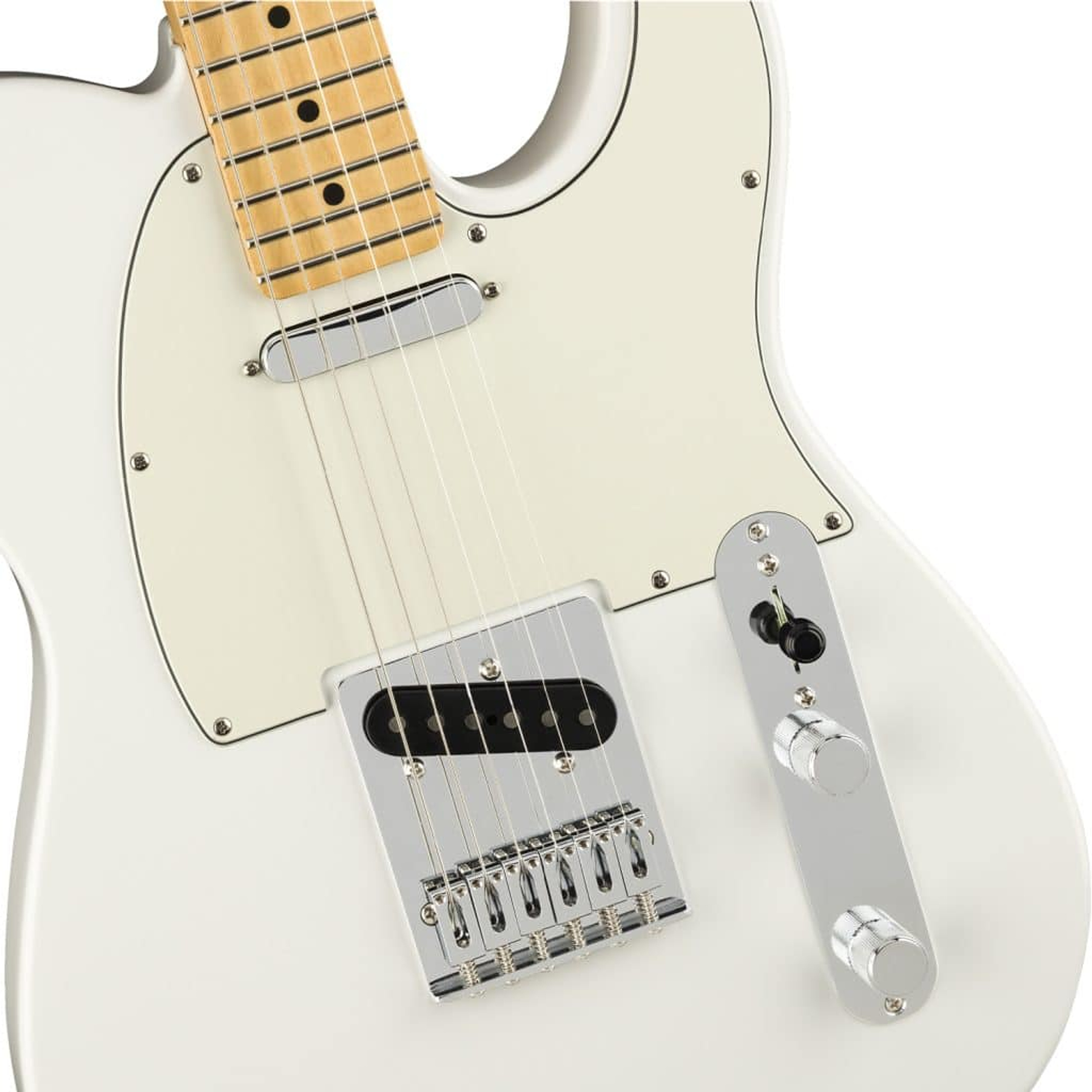 Guitarra Eléctrica Player Telecaster Maple Polar White – Fender 2