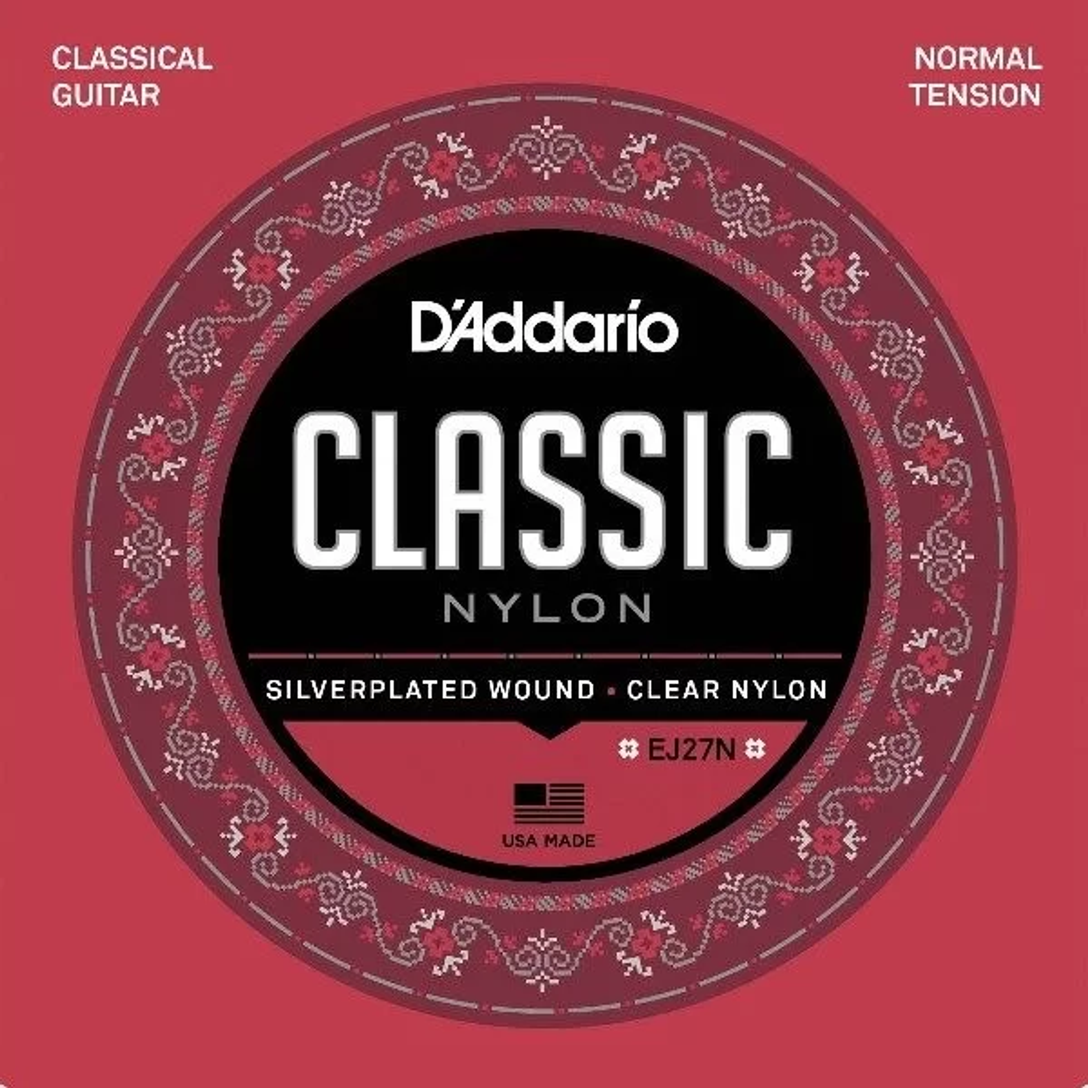 D’Addario EJ27N Encordado Nylon Tensión Normal  1