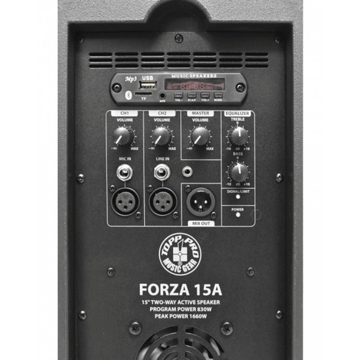 PARLANTE ACTIVO TOPP PRO FORZA 15A 2